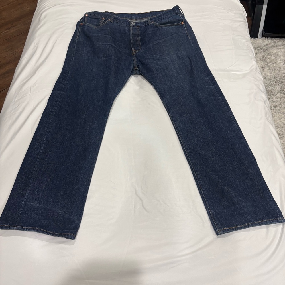 Levi's Dark Blue Straight Jeans